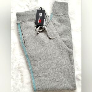 Ralph Lauren RLX women's 100% Cashmere Grey Jogger Sweatpants Size XXS $368